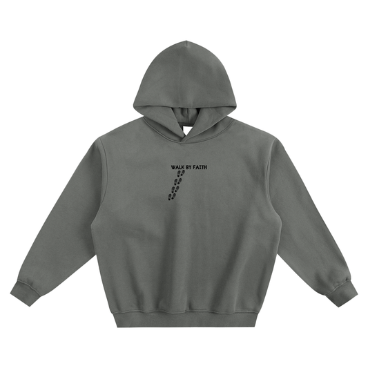 Walk By Faith Fleeced Boxy Hoodie