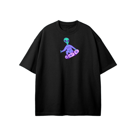 Lord Of The Rizz (Alien) Streetwear Heavyweight Loose Fit T-Shirt