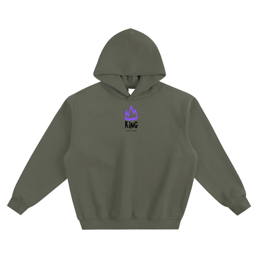 King Namjoon (Crown) Fleeced Boxy Hoodie