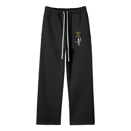 Match My Freak (Sword) Streetwear Fleece Straight Leg Pants