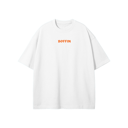 Boffin (Orange) Streetwear Heavyweight Loose Fit T-Shirt