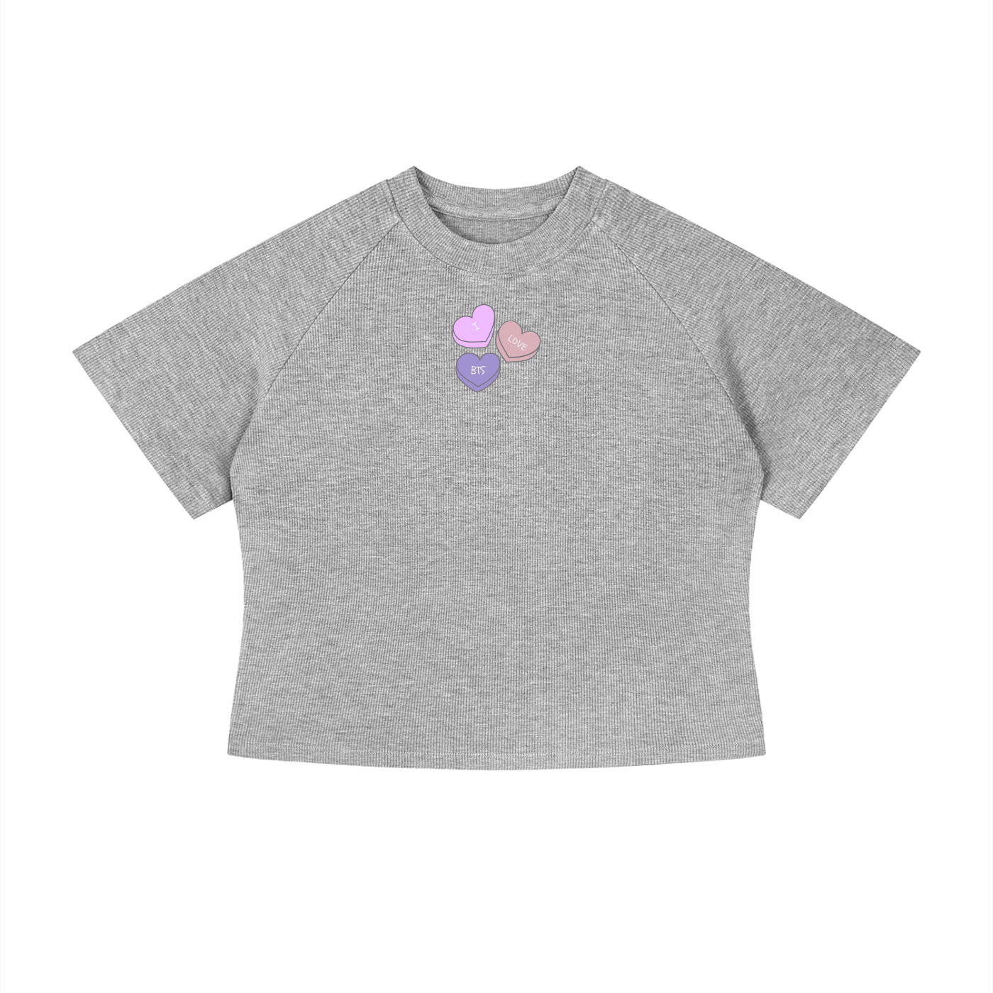 I Love BTS Crop T-Shirt