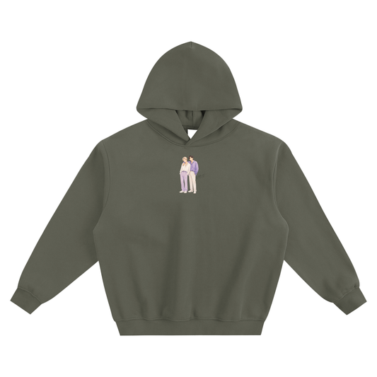 VMin (Taehyung & Jimin) Fleeced Boxy Hoodie