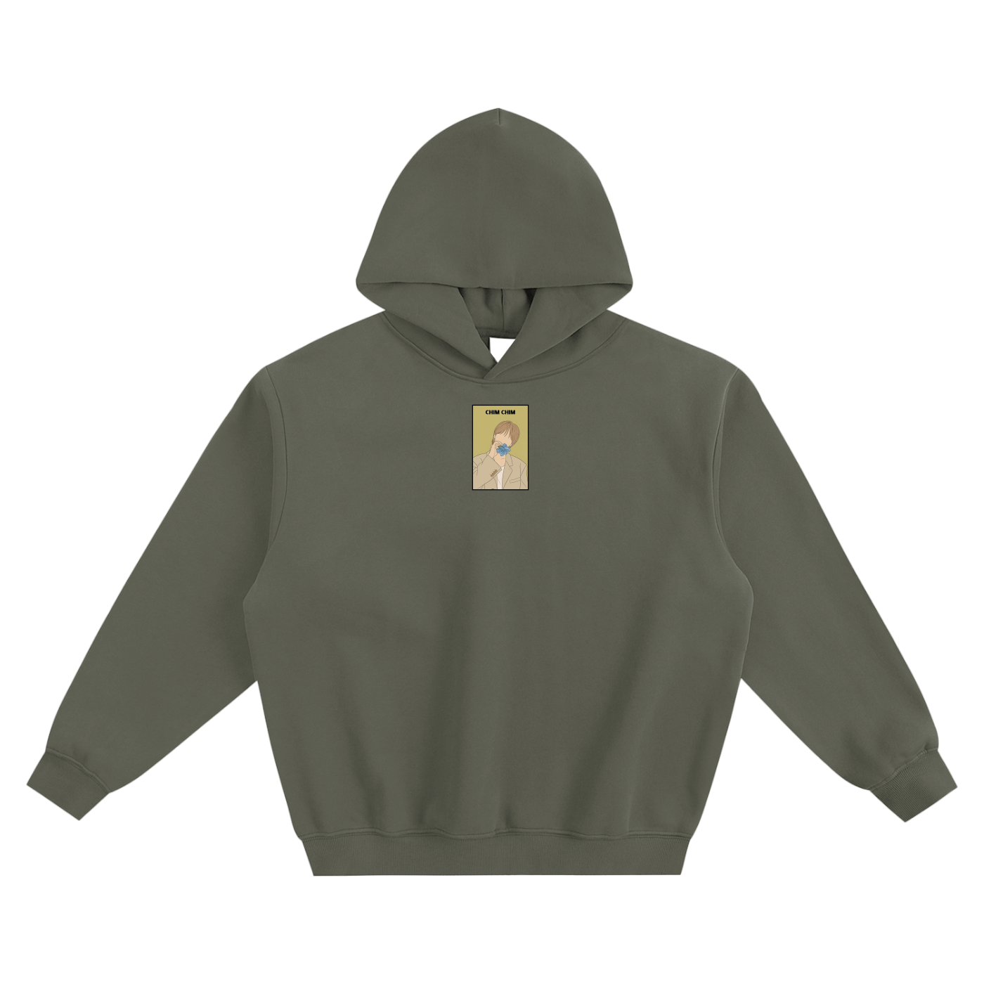 Chim Chim (Jimin) Fleeced Boxy Hoodie