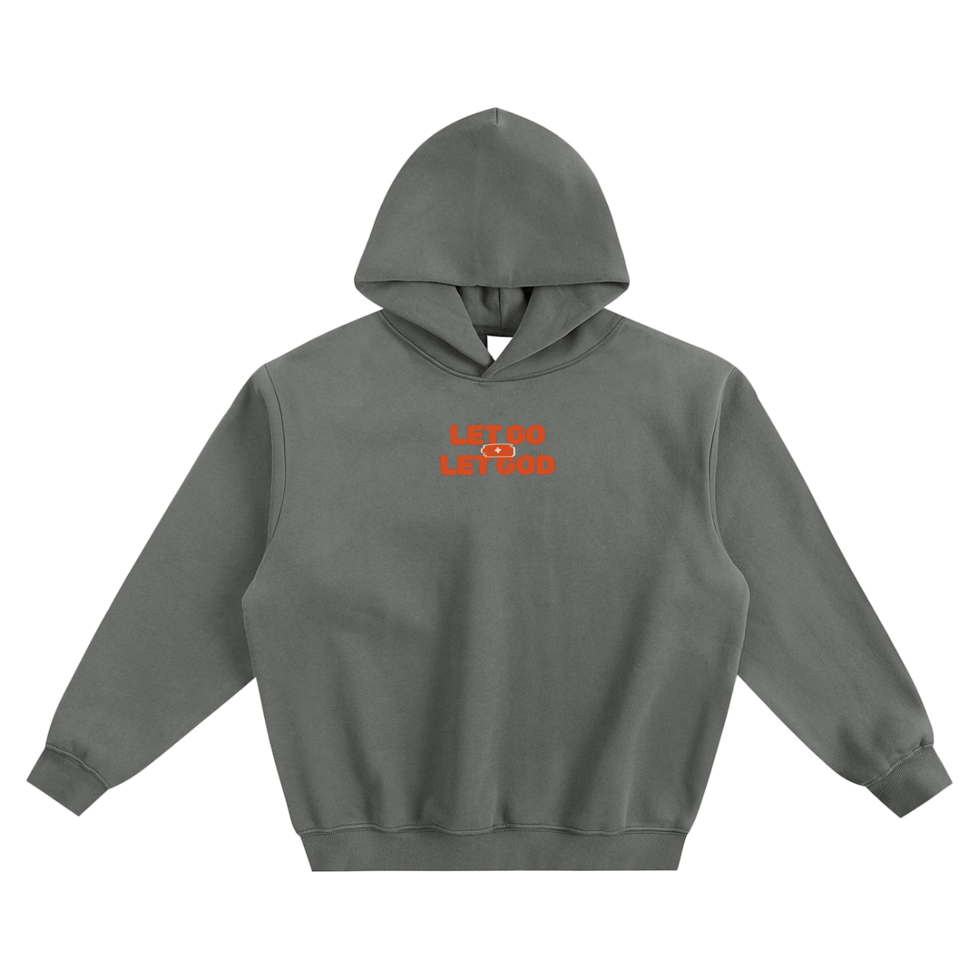 Let Go & Let God Fleeced Boxy Hoodie