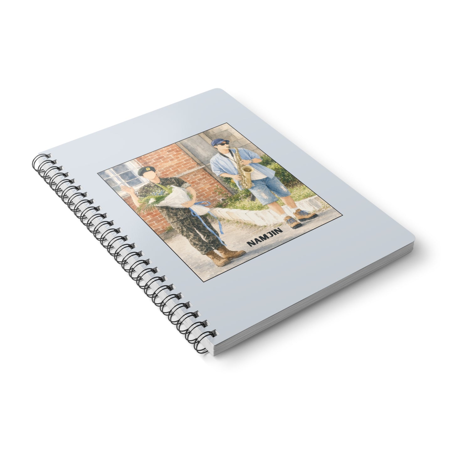 Namjin (Namjoon & Jin) Wirobound Softcover Notebook, A5