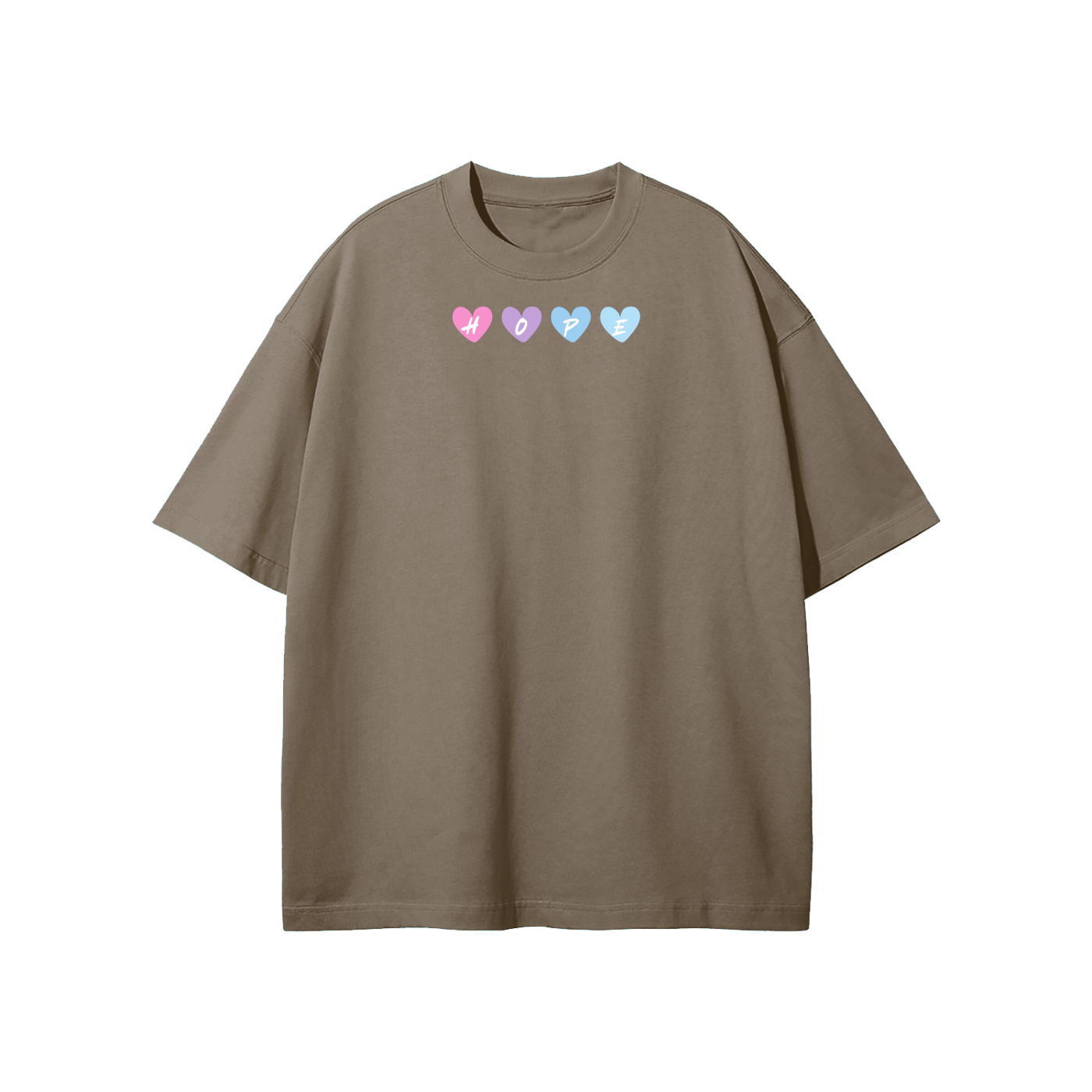 Hope Heart Streetwear Unisex Heavyweight Loose Fit T-Shirt