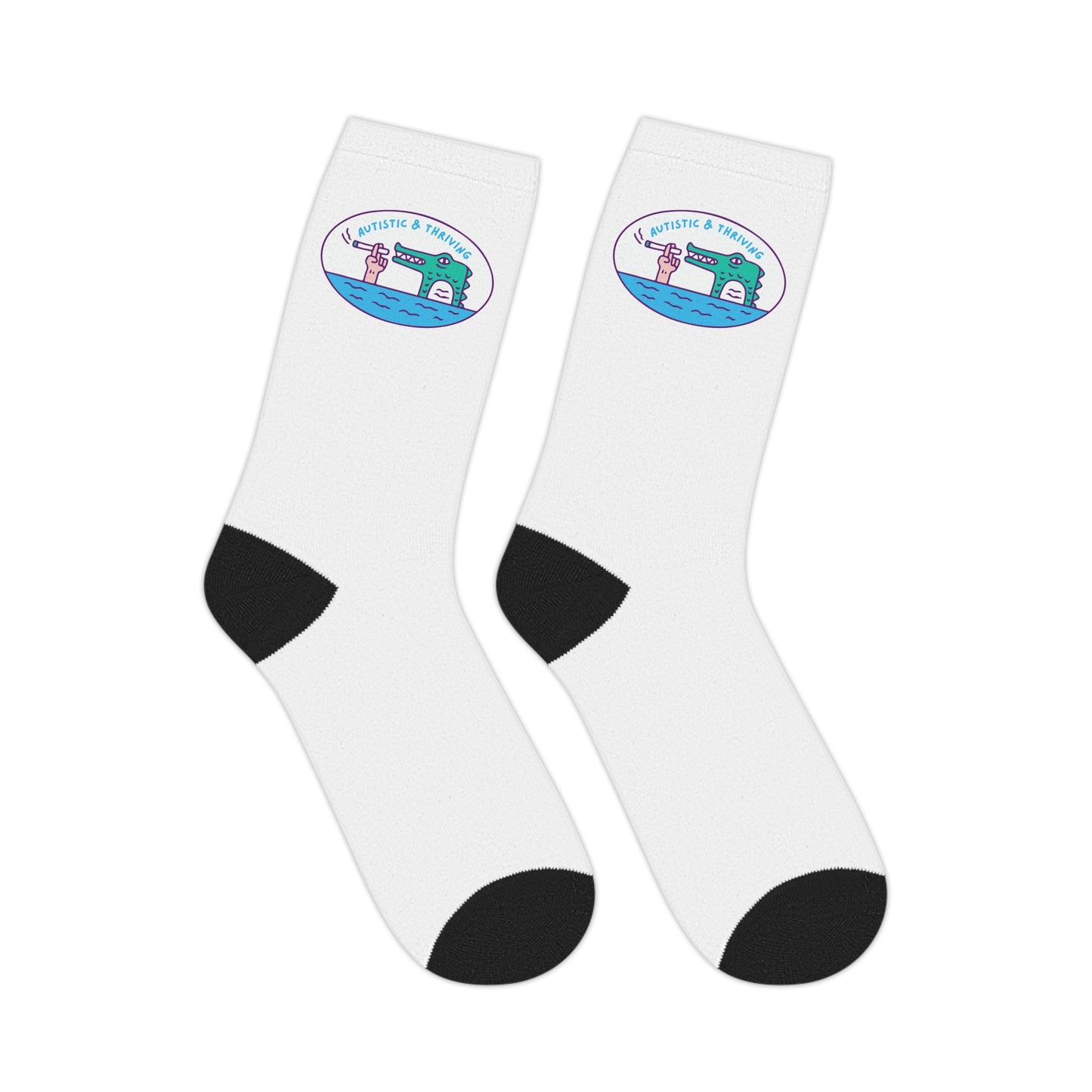 Autistic & Thriving Mid-length Socks