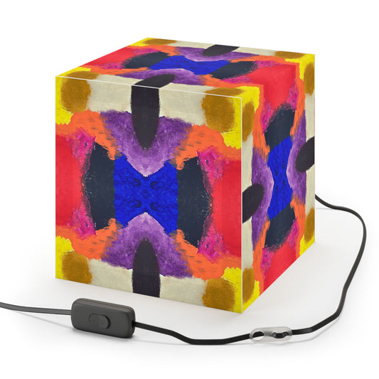 Thru a rough patch Light Cube Lamp