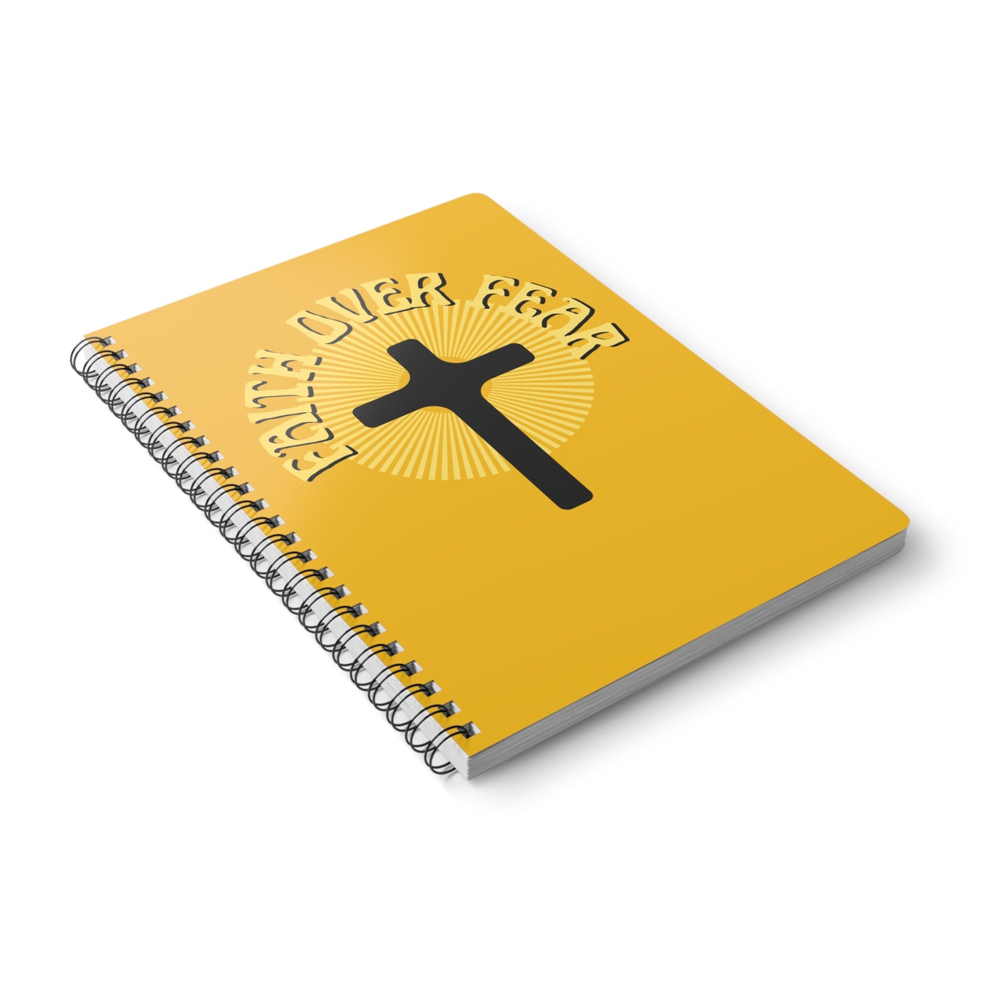 Faith Over Fear (1) Wirobound Softcover Notebook, A5