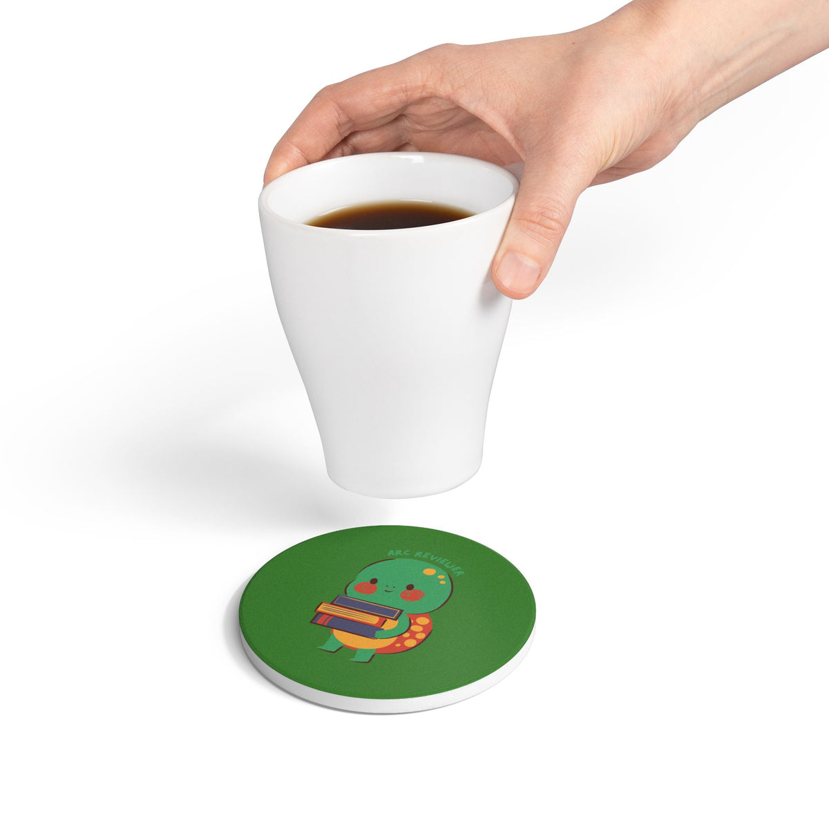 Arc Reviewer Ceramic Coaster
