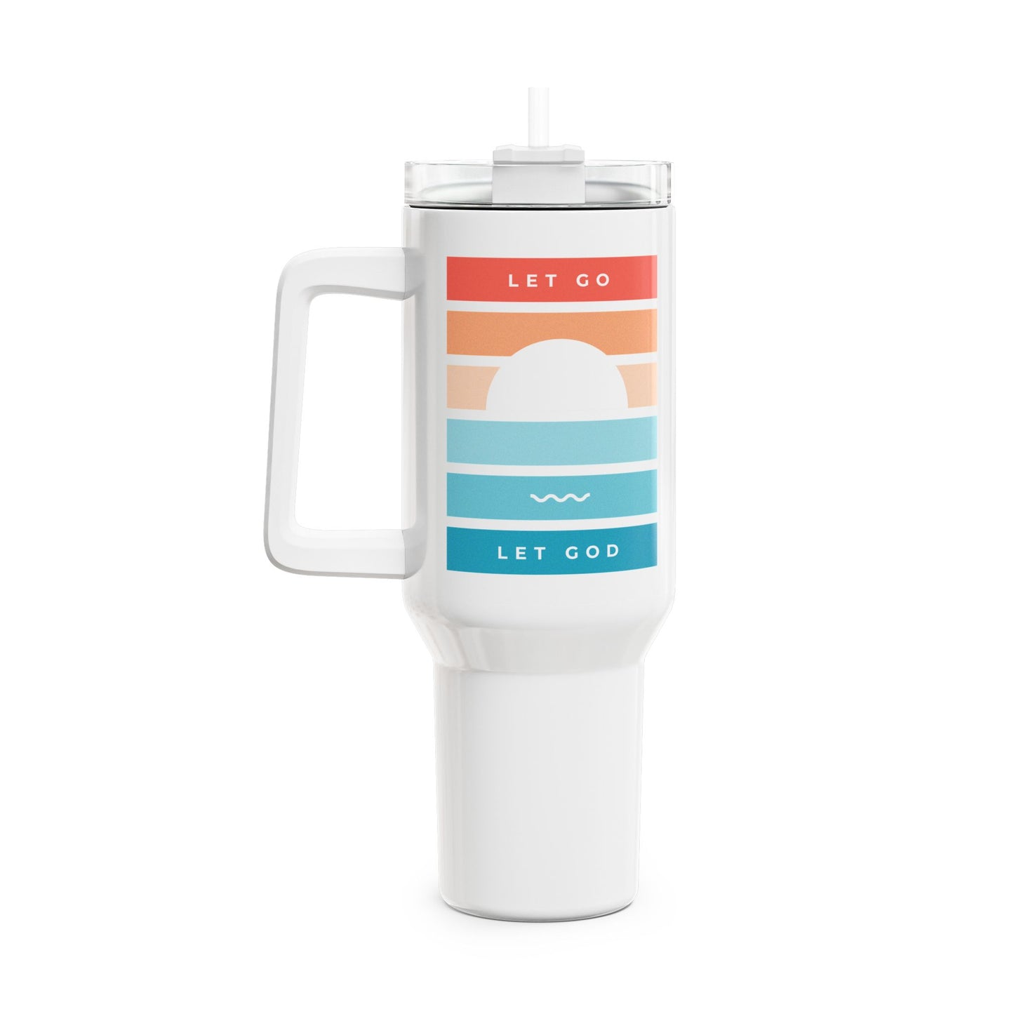 Let Go & Let God Tumbler, 40oz