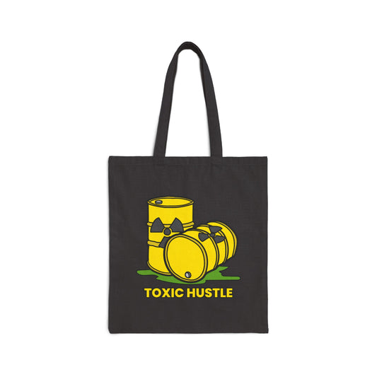 Toxic Hustle Cotton Canvas Tote Bag