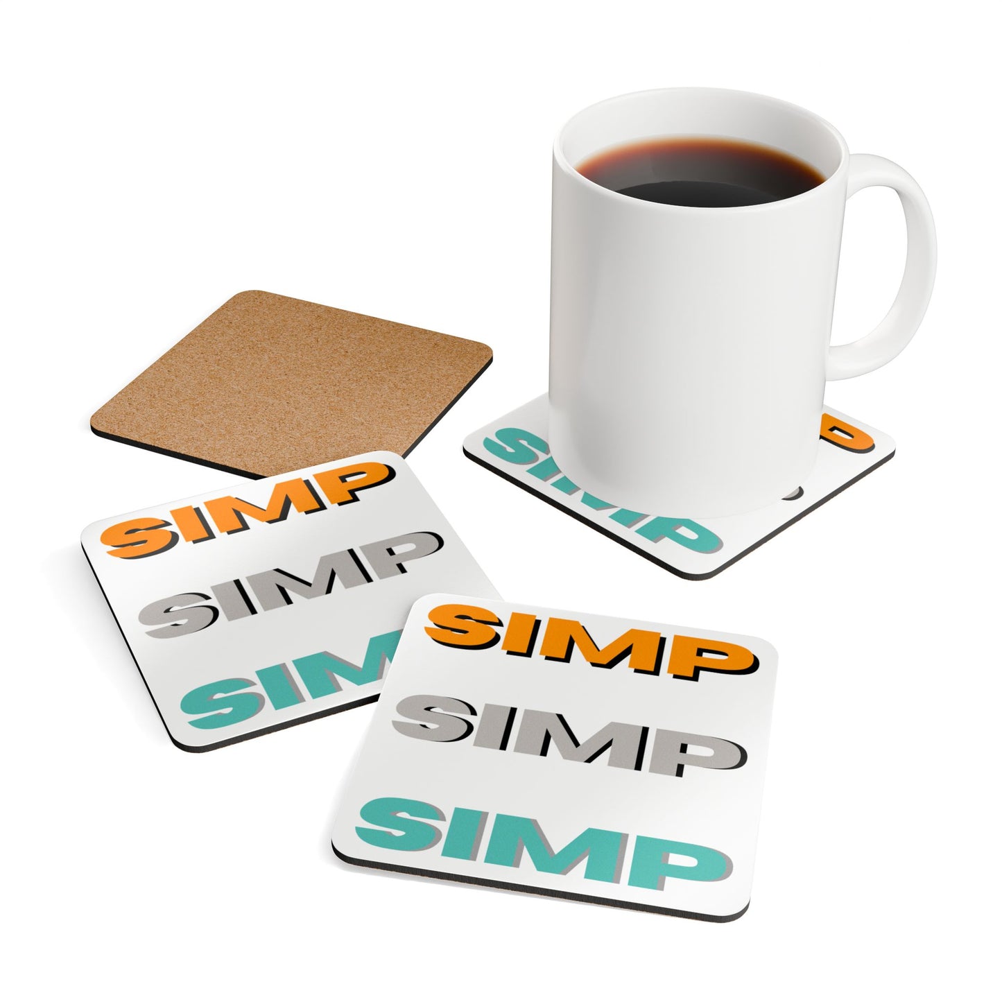 Simp Corkwood Coaster Set