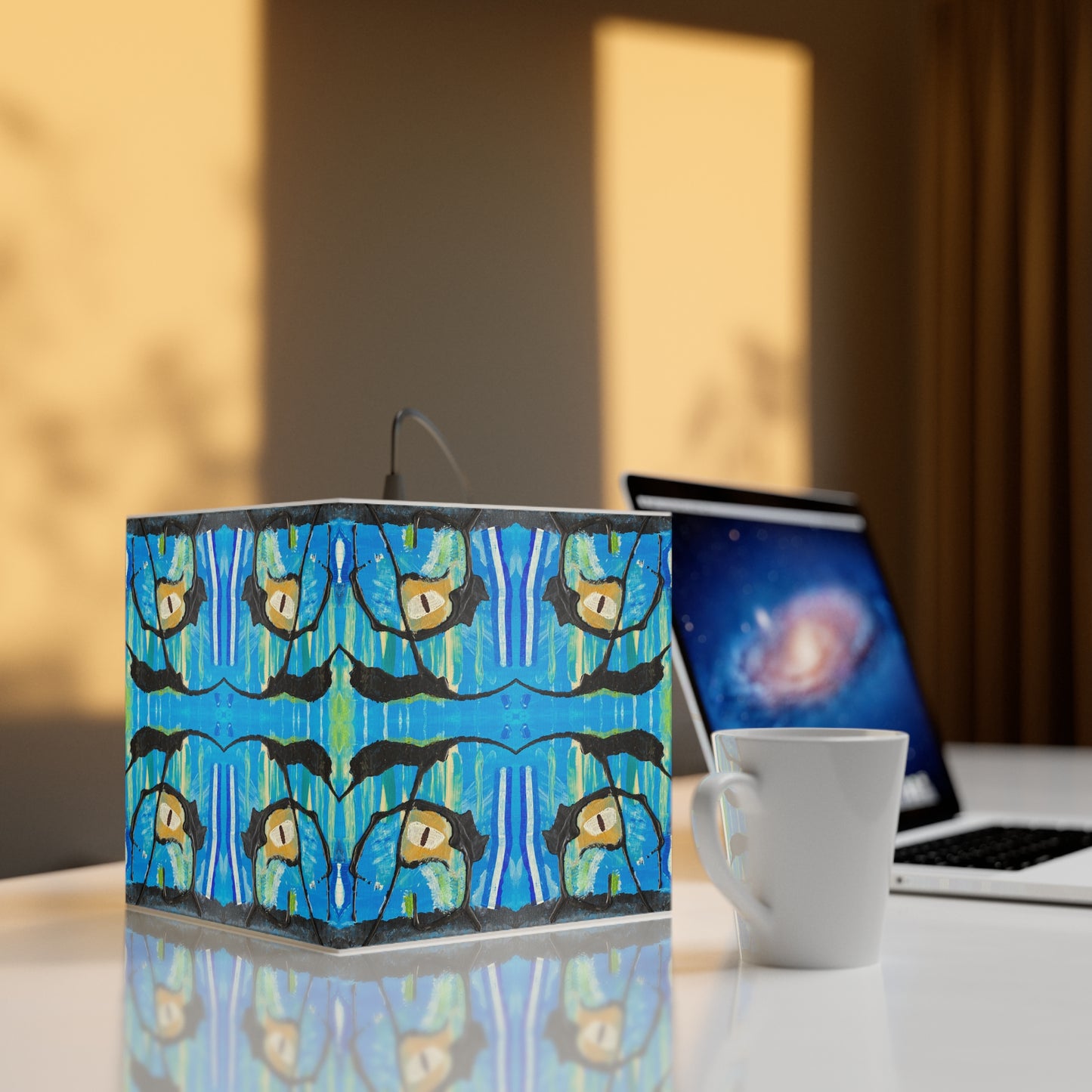 Ink Demo Dome Light Cube Lamp