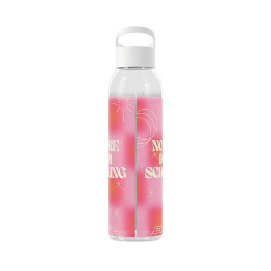 No More Doom Scrolling Sky Water Bottle