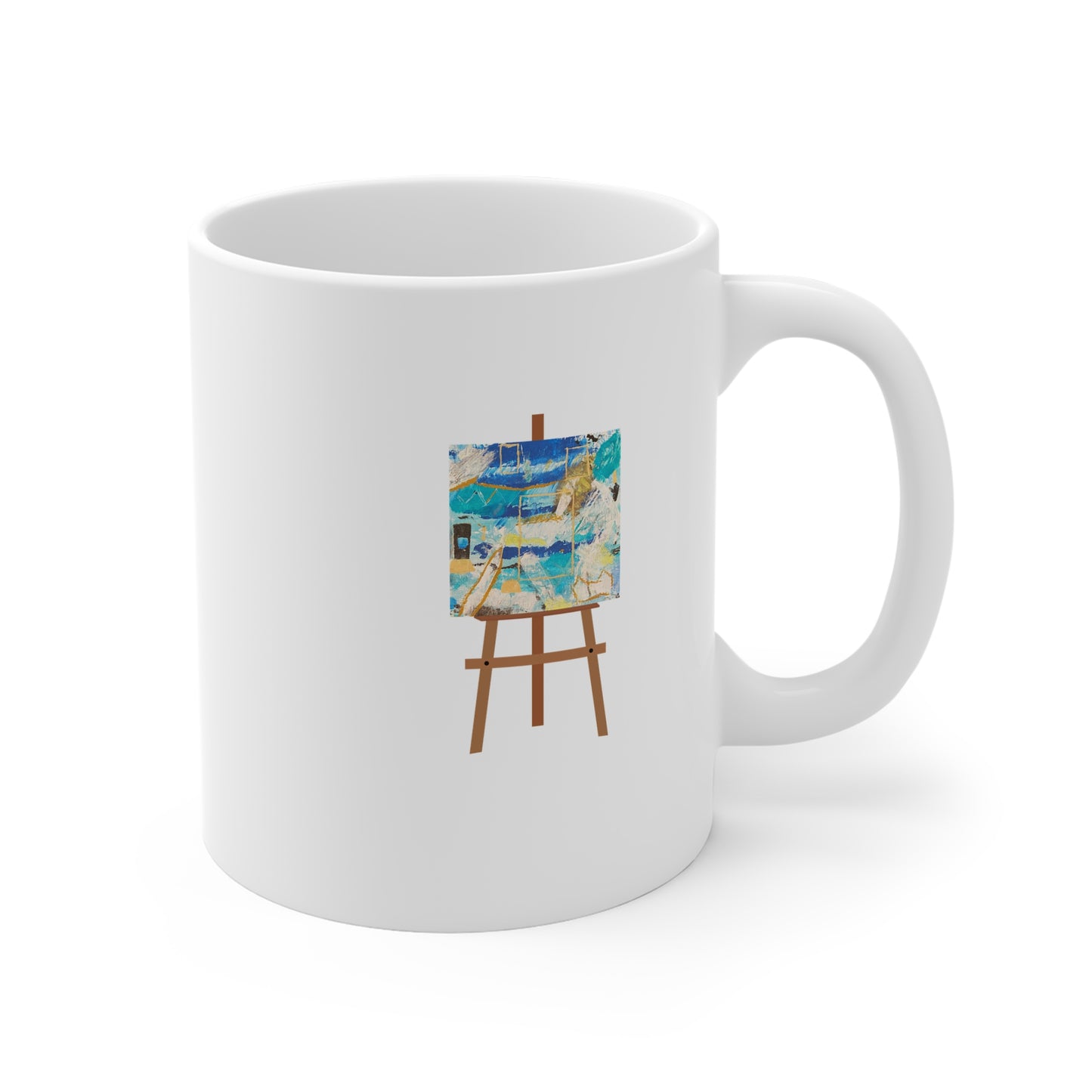Portal Island (Easel) 11oz White Mug