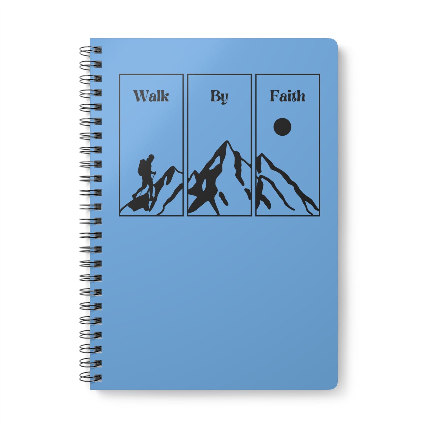 Walk By Faith Wirobound Softcover Notebook, A5