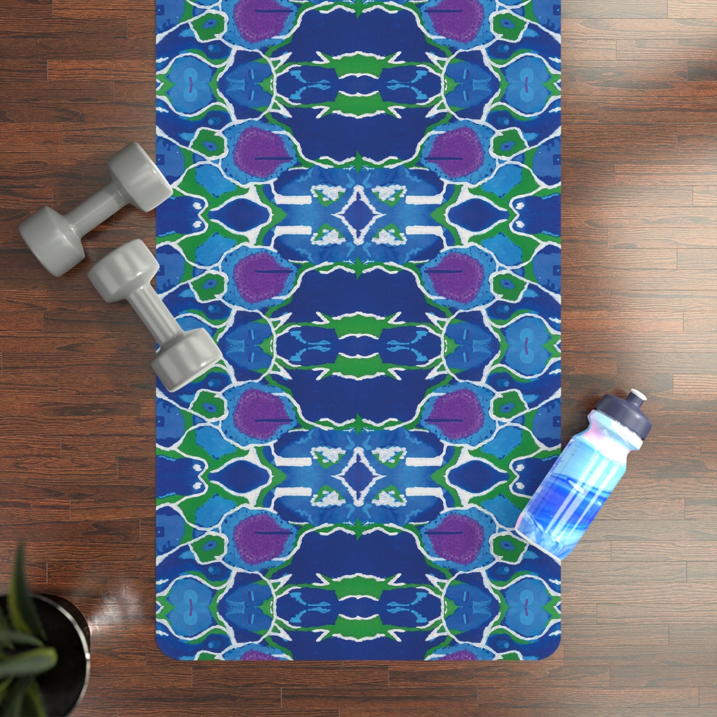 Microscope Invasion Rubber Yoga Mat