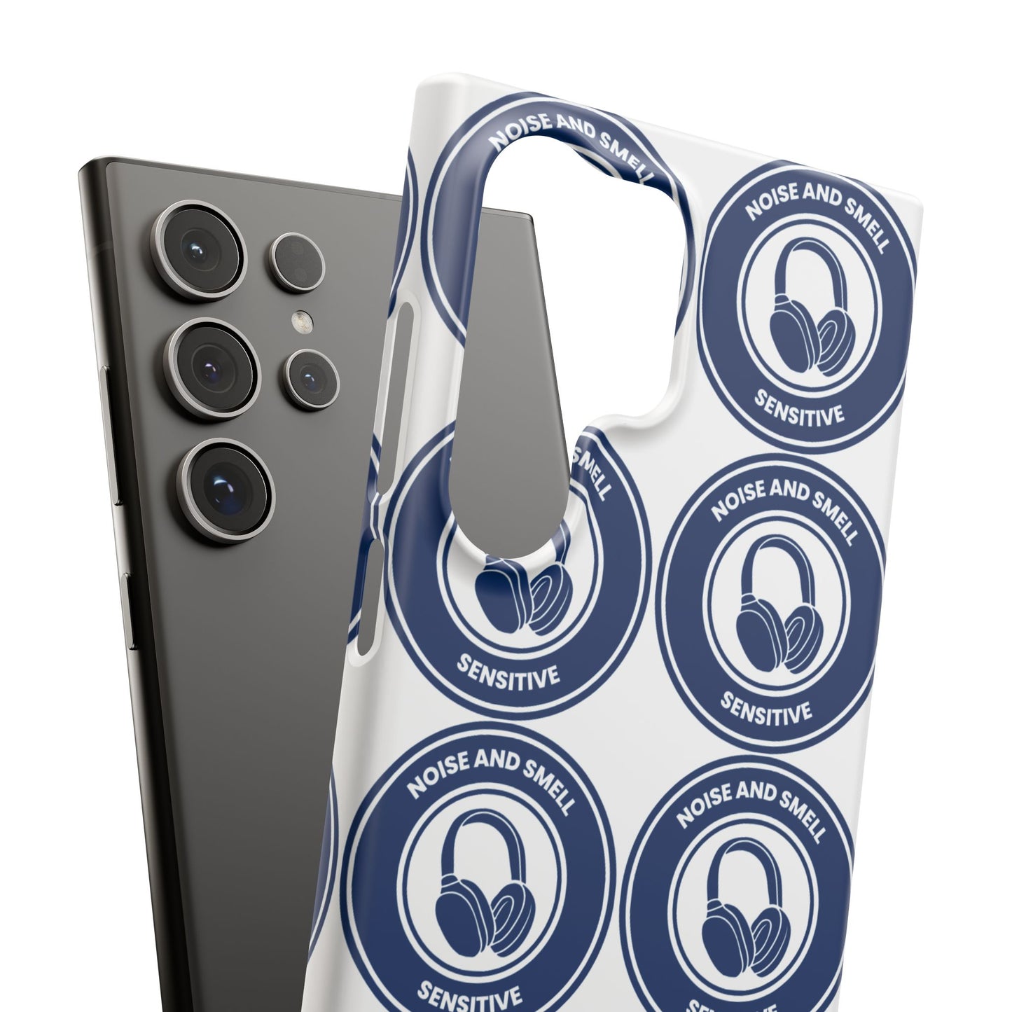 Noise and Smell Sensitive Snap Cases