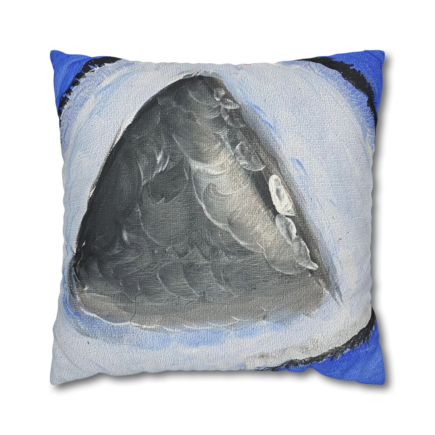 I See 3D Square Poly Canvas Pillowcase