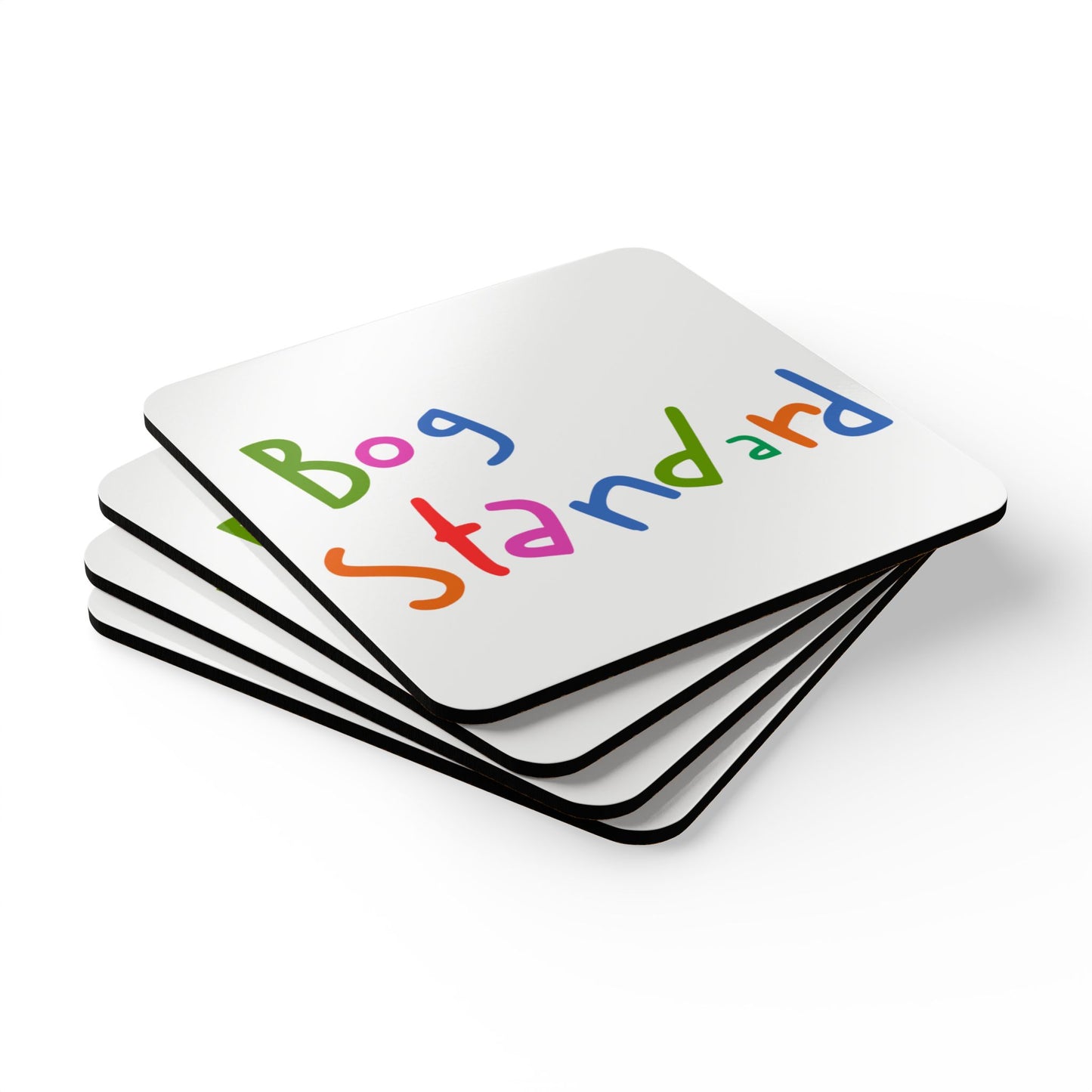 Bog Standard Corkwood Coaster Set