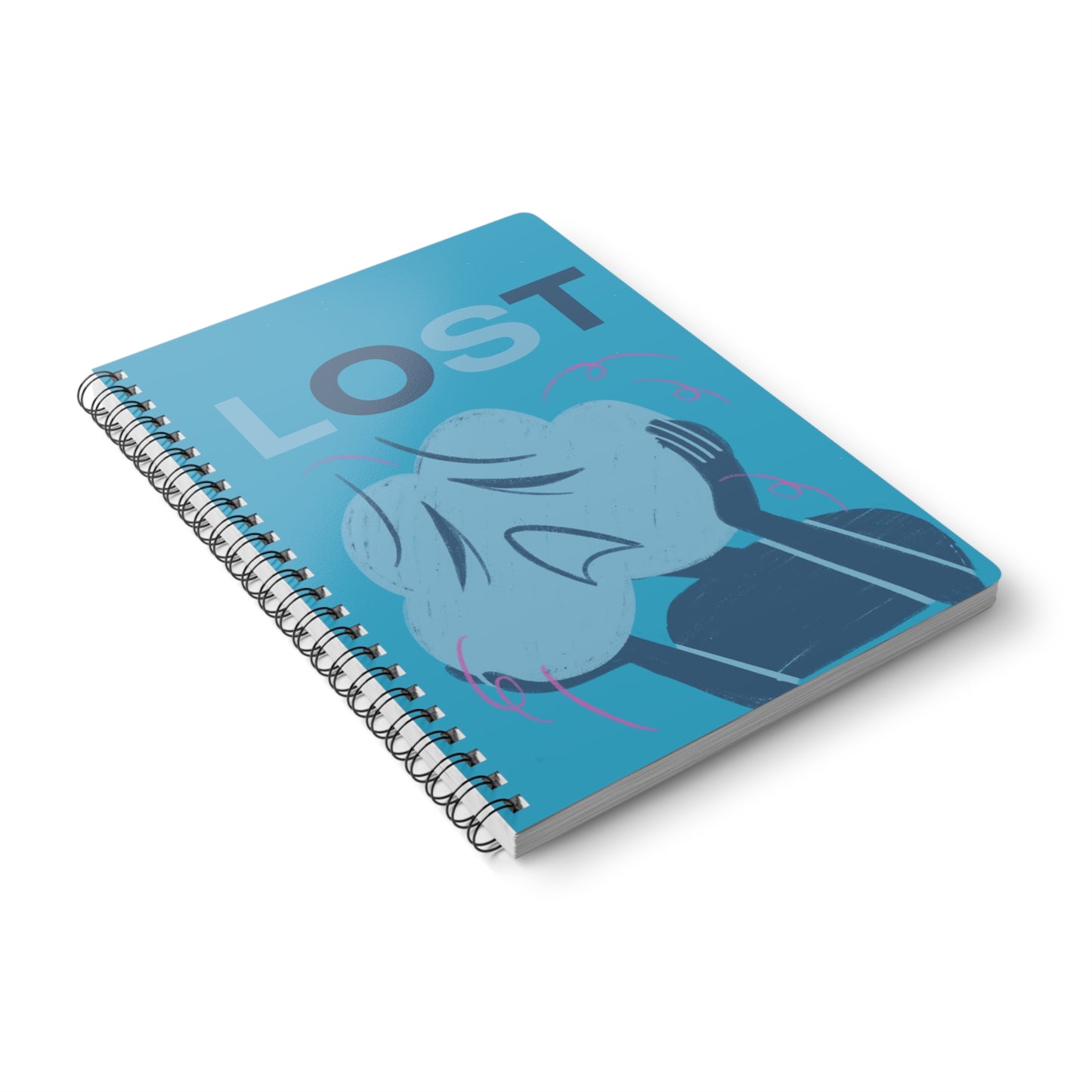 Lost Wirobound Softcover Notebook, A5