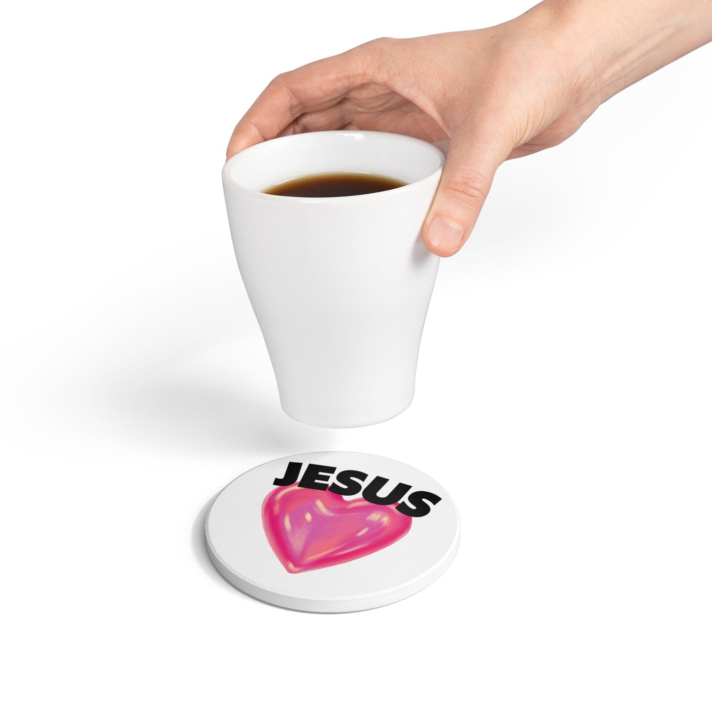 Jesus Ceramic Coaster