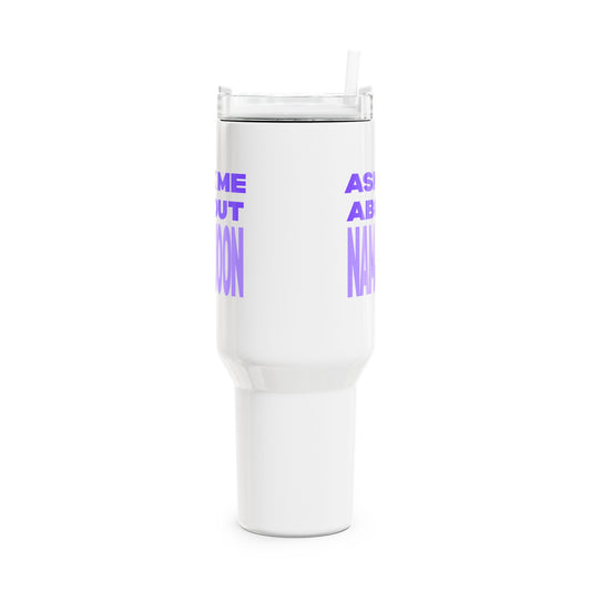 Ask Me About Namjoon Tumbler, 40oz