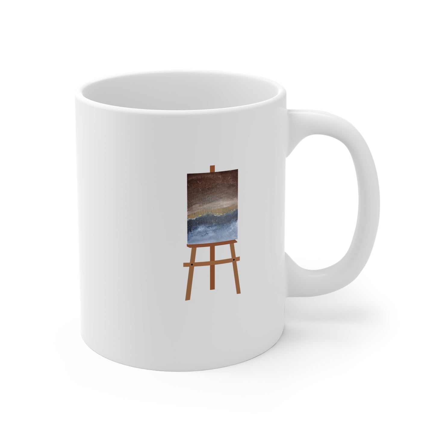 Birds Eye (Easel) 11oz White Mug