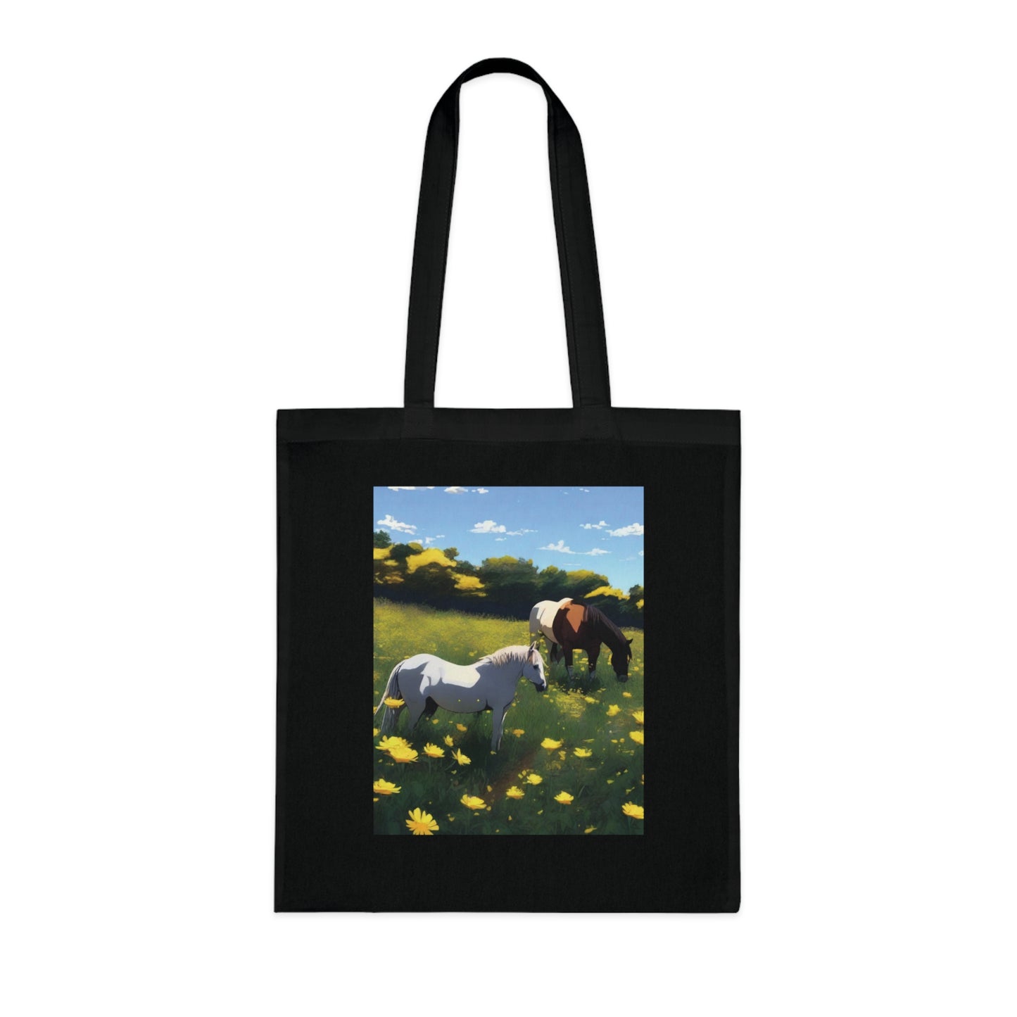 Horsing Cotton Tote