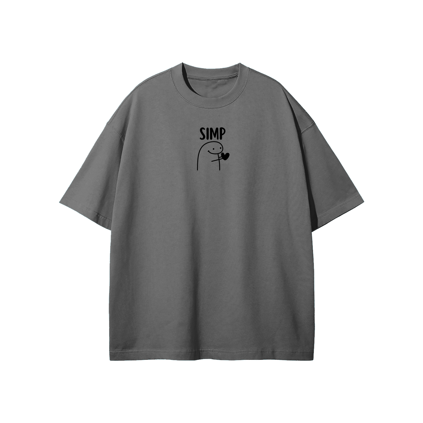 Simp (Heart) Streetwear Heavyweight Loose Fit T-Shirt