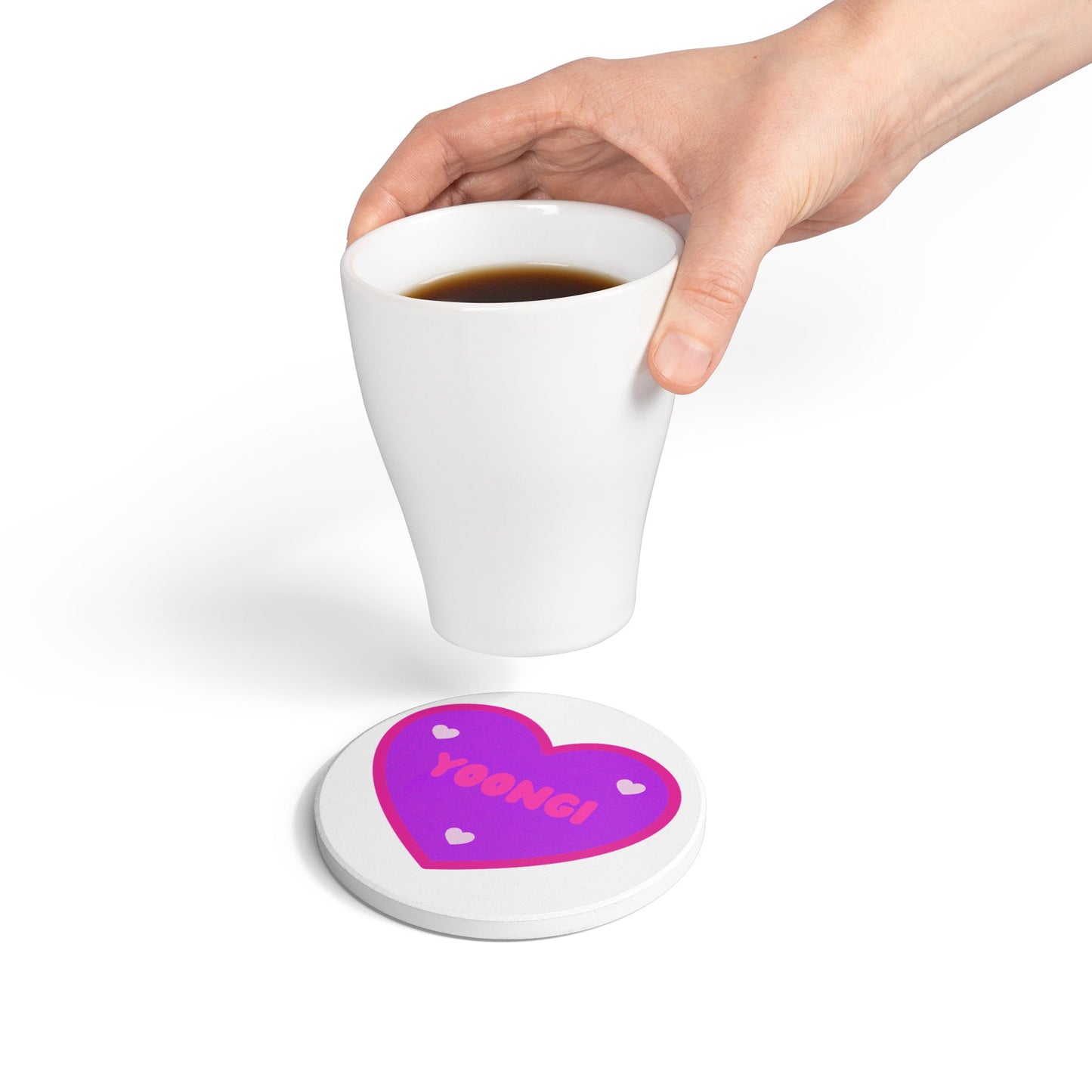 Yoongi Ceramic Coaster
