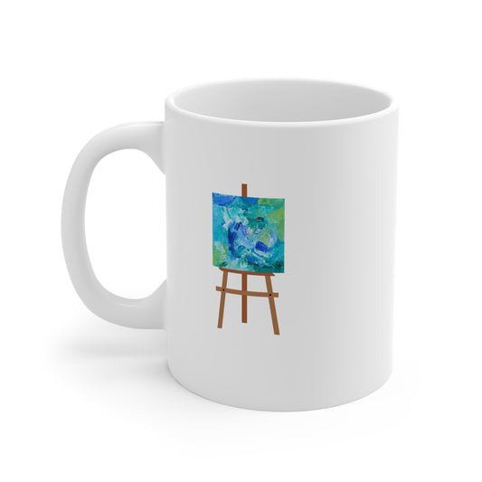 Sea Surchin' (Easel) 11oz White Mug