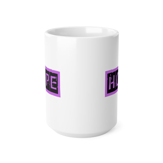 Hope (1) Ceramic Coffee Cup, 15oz