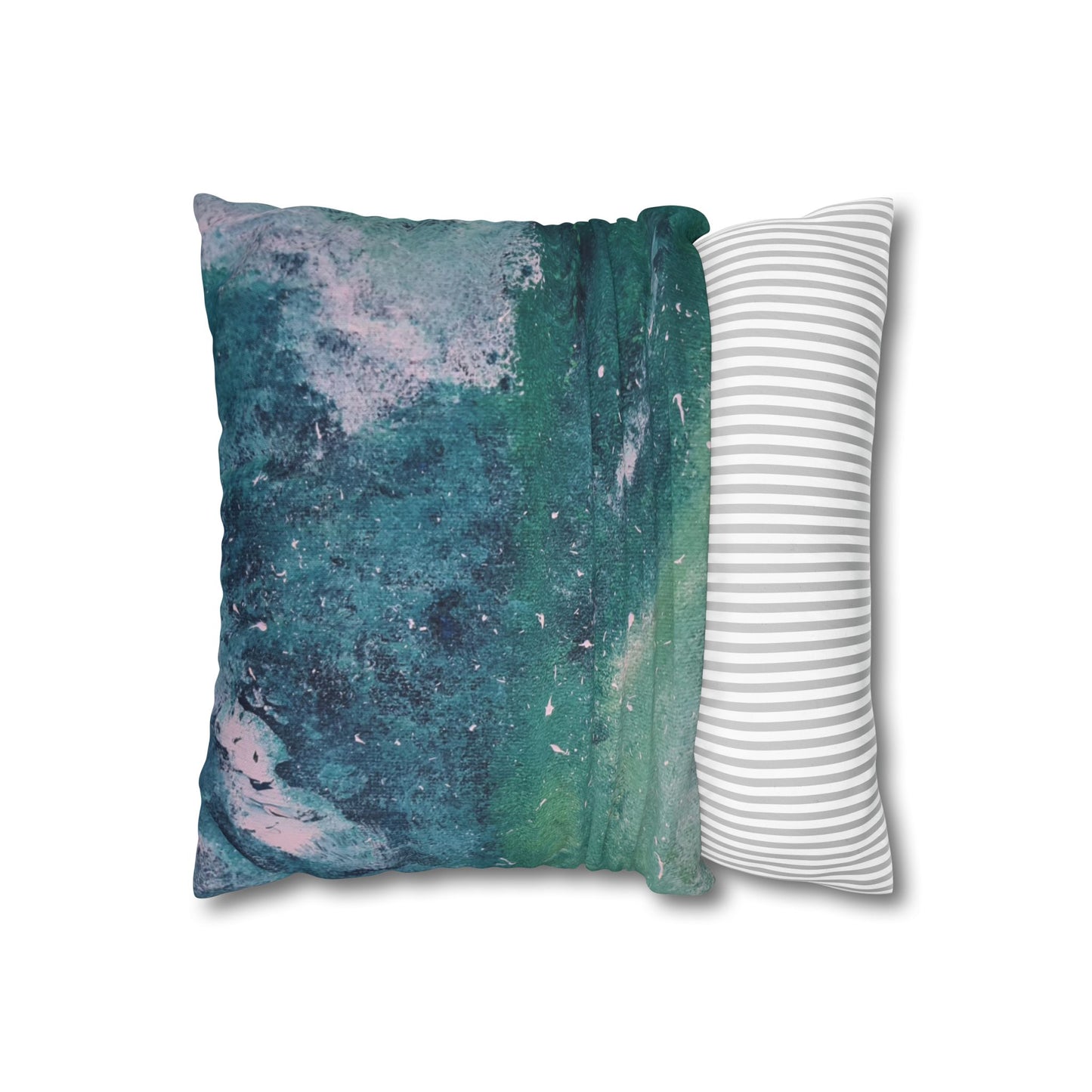 Aurora Square Poly Canvas Pillowcase