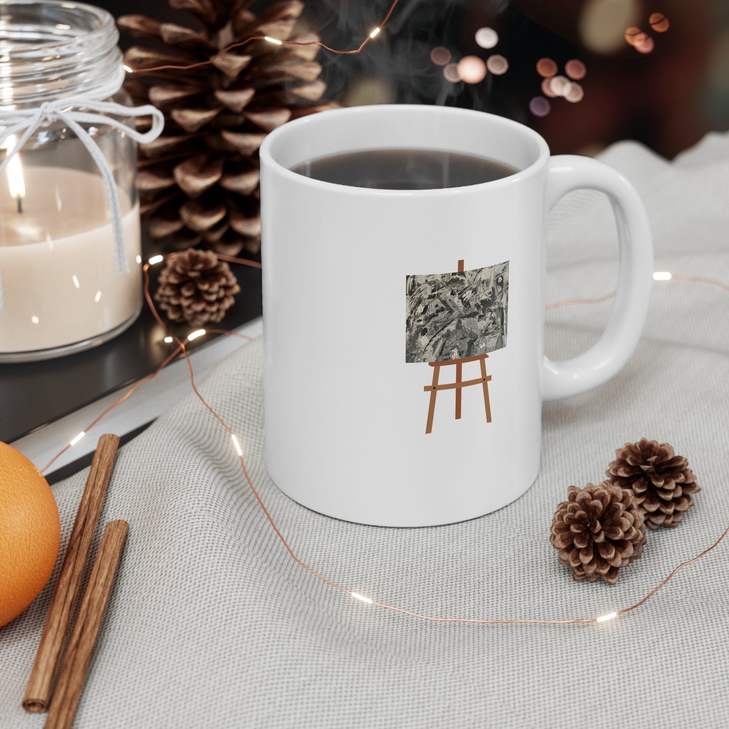 Chaplins Ghost (Easel) 11oz White Mug
