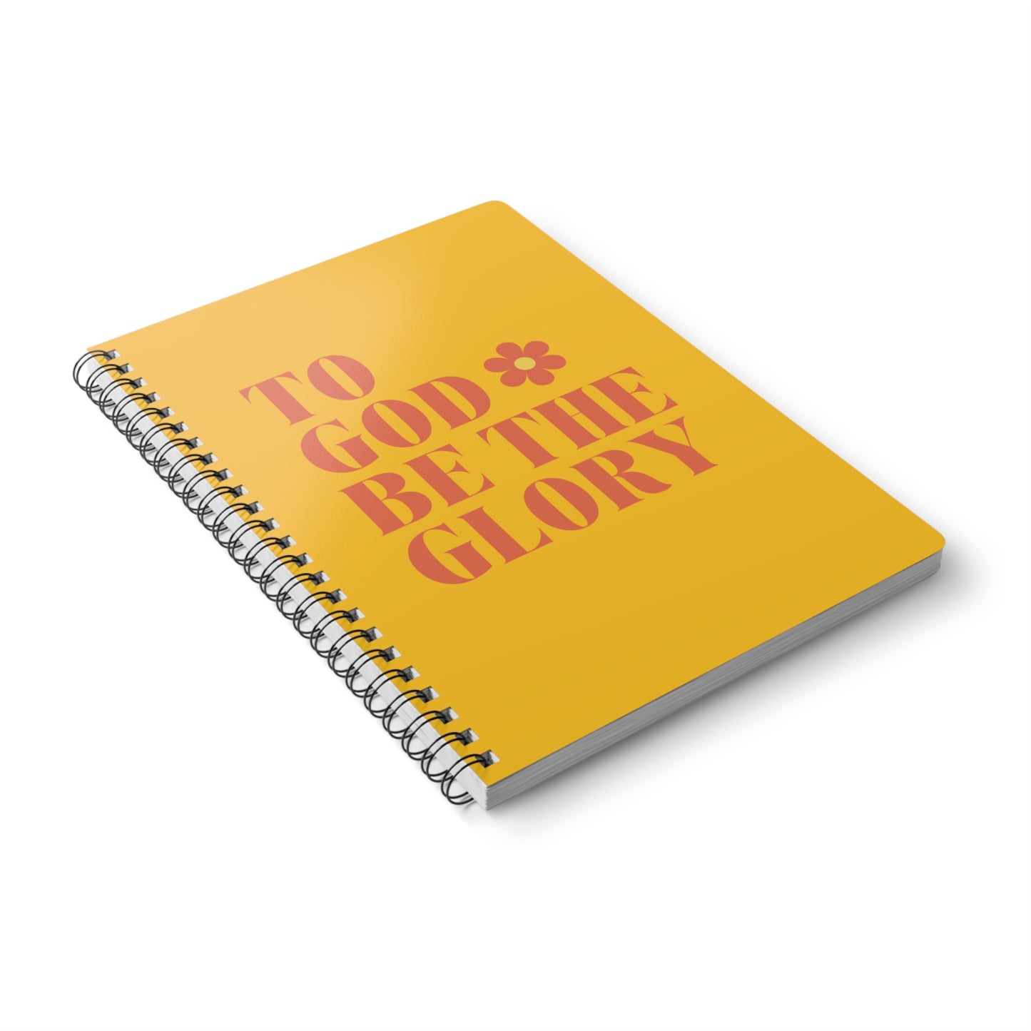 To God Be The Glory (1) Wirobound Softcover Notebook, A5