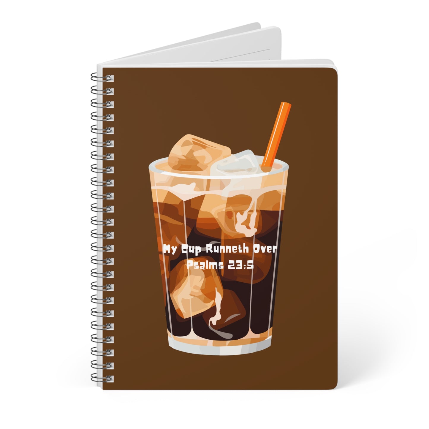 My Cup Runneth Over (2) Wirobound Softcover Notebook, A5