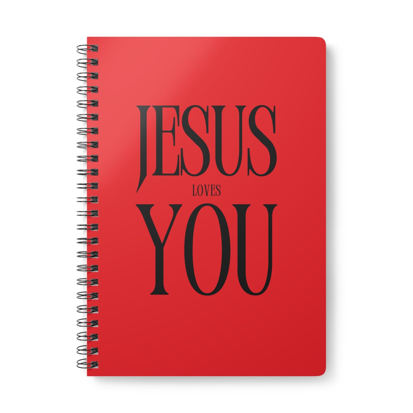 Jesus Loves You (2) Wirobound Softcover Notebook, A5
