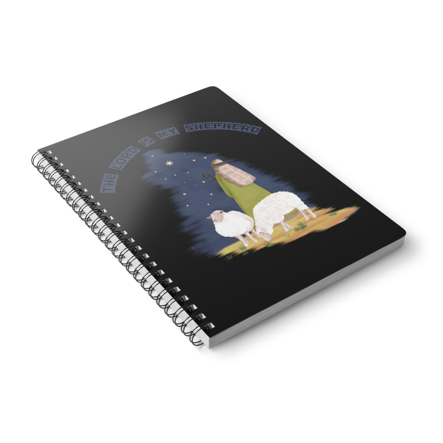 The Lord Is My Shepherd Wirobound Softcover Notebook, A5