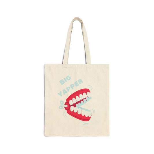 Big Yapper (Chatter) Cotton Canvas Tote Bag