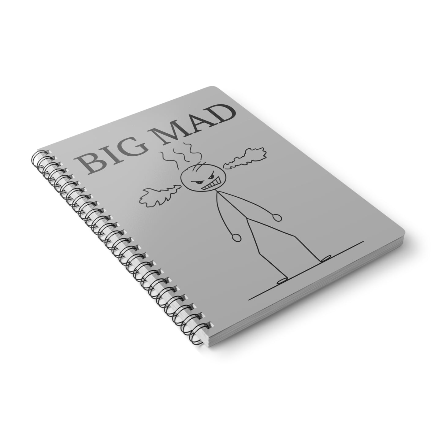 Big Mad (1) Wirobound Softcover Notebook, A5