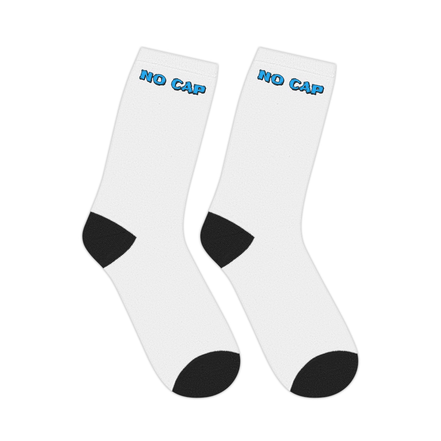 No Cap Mid-length Socks (White)