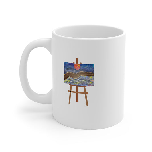 En Route (Easel) 11oz White Mug