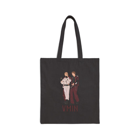 VMin (Taehyung & Jimin BTS World Cup) Cotton Canvas Tote Bag