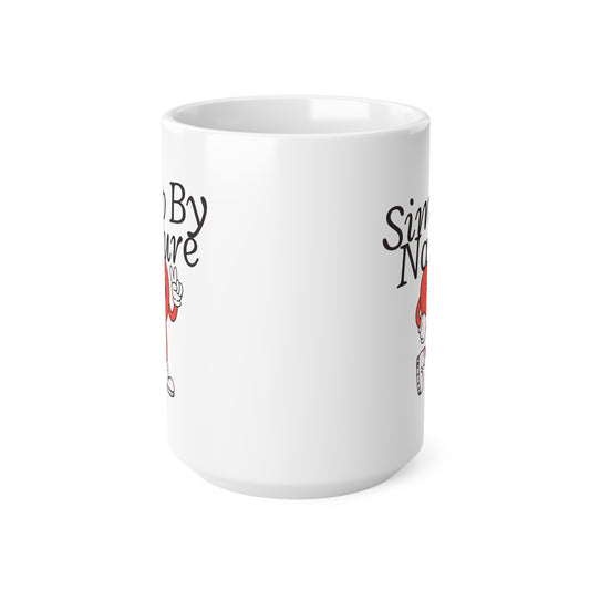 Simp By Nature (1) Ceramic Coffee Cup, 15oz
