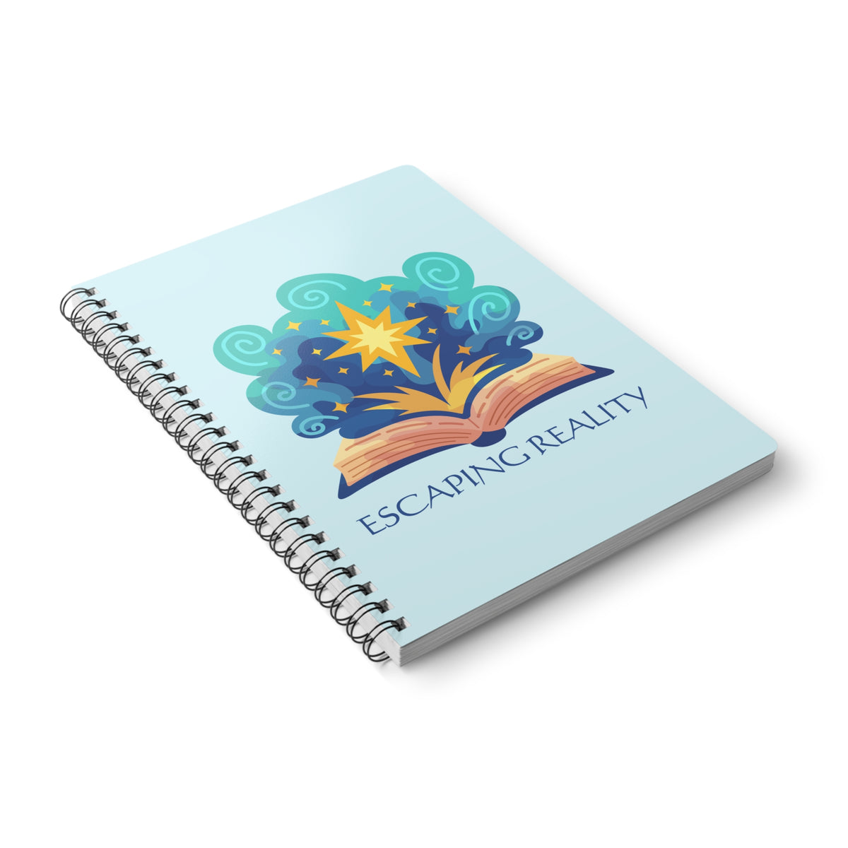 Escaping Reality (Magic) Wirobound Softcover Notebook, A5