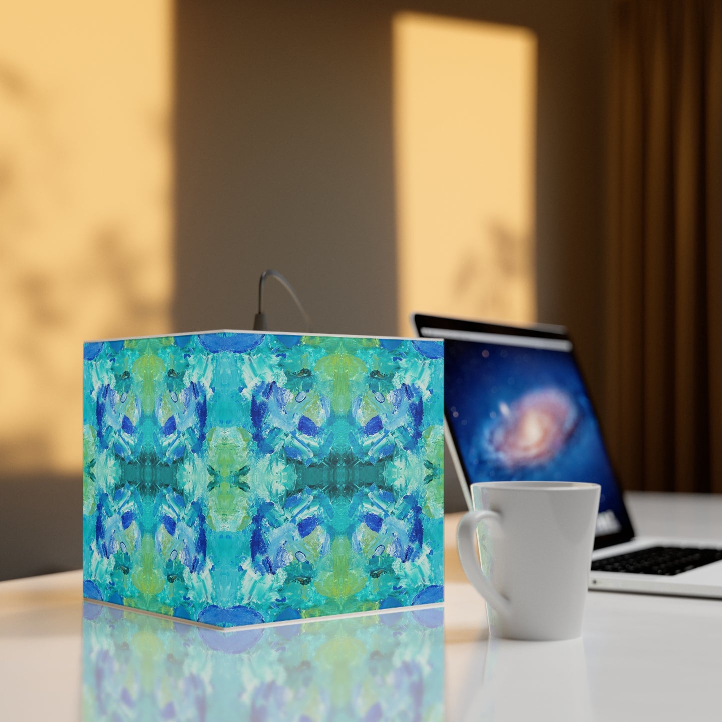 Sea Surchin Light Cube Lamp