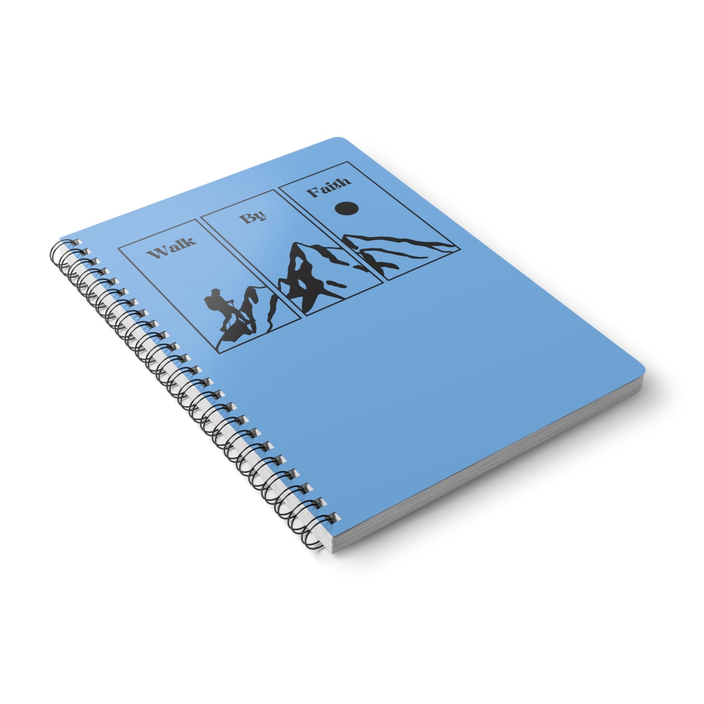 Walk By Faith Wirobound Softcover Notebook, A5